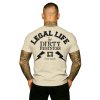 Pánské triko LEGAL LIFE Dirty Business cream (Velikost M)
