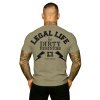 Pánské triko LEGAL LIFE Dirty Business khaki (Velikost M)