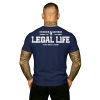 Pánské triko LEGAL LIFE Broken Bastard navy (Velikost M)