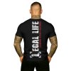 Pánské triko LEGAL LIFE Original Streetwear black (Velikost M)