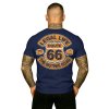 Pánské triko LEGAL LIFE Route 66 french navy (Velikost M)