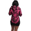 Dámská mikina Yakuza Crashed Skull Allover Long Zip 24103 black (Velikost S)