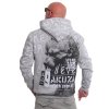 Pánská mikina Yakuza Never Stop 25007 grey melange (Velikost M)