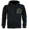 Pánská mikina Yakuza Premium se zipem a kapucí 3825 B black (Velikost M)