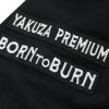 Pánská mikina Yakuza Premium s kapucí 3822 black (Velikost M)