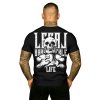 Pánské triko LEGAL LIFE Bare Knuckle black (Velikost M)