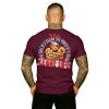 Pánské triko LEGAL LIFE Popeye bordo (Velikost M)