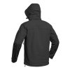Bunda FIGHTER V2 softshell s kapucí ČERNÁ  + Doprava zdarma na další nákup