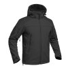 Bunda FIGHTER V2 softshell s kapucí ČERNÁ  + Doprava zdarma na další nákup