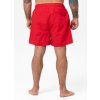 PitBull West Coast - pánské koupací šortky CROWNHILL červené