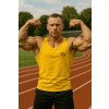 Pánské tílko Legal Life Gym Basic Yellow (Velikost M)