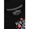 PitBull West Coast - dámské triko FUR EVER LOVE černé (Velikost XS)