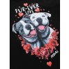 PitBull West Coast - dámské triko FUR EVER LOVE černé