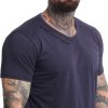 Pánské triko Yakuza Bare Regular Basic V-Neck 25049 parsian night