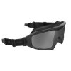 Brýle taktické R-TAC sada 3 skla ČERNÉ + adaptér na helmu  + Doprava zdarma na další nákup