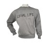 Pánská mikina Legal Life Brush Anthrazit (Velikost S)