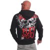 Pánská mikina s vadou Yakuza Horned FU Hoodie 25006 black (Velikost M)