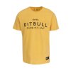 PitBull West Coast - pánské triko MT FUJI washed žluté (Velikost M)