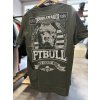 PitBull West Coast - pánské triko TROUBLEMAKER washed zelená (Velikost M)