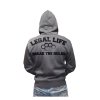 59936 3 panska mikina legal life break the rules se zipem bez zipu cerna se zipem velikosti 3xl