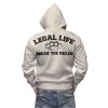 59936 5 panska mikina legal life break the rules se zipem bez zipu cerna se zipem velikosti 3xl