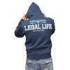 59939 8 panska mikina legal life broken bastard se zipem bez zipu cerna se zipem velikosti 3xl