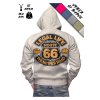 59963 panska mikina legal life route 66 se zipem bez zipu cerna se zipem velikosti 3xl