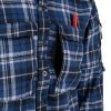 Košile flanelová CONTRACTOR kostkovaná MODRÁ (velikost 3XL)