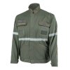 Bunda pro leteckého mechanika FR ARMEE reflexní pruhy ZELENÁ (velikost 169-178/81-88)