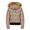 PitBull West Coast - dámská zimní bunda AZALEA tmavě písková (Velikost XS)