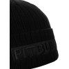 PitBull West Coast - zimní čepice SILVAS HILLTOP černočerná (Velikost one size)