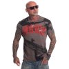Pánské triko Yakuza Care Allover Regular 27008 dark gull grey (Velikost L)