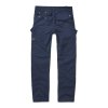 Kalhoty ADVEN SLIM FIT NAVY MODRÉ (velikost L)