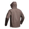 Bunda FIGHTER V2 softshell s kapucí HNĚDÁ (velikost 3XL)