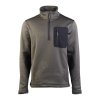 Mikina THERMO-FLEECE ¾ ZIP ZELENÁ (velikost 3XL)