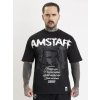 Pánské triko Amstaff Shank black (Velikost M)
