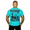 Pánské triko LEGAL LIFE AL Capone tyrkys (Velikost M)
