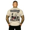 Pánské triko LEGAL LIFE AL Capone cream (Velikost M)