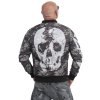 Pánská jarní bunda Yakuza Stealth skull bomber 14024 camouflage (Velikost S)