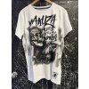 Pánské triko Yakuza Muerte skull 15036 white (Velikost XXL)