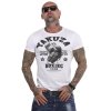 Pánské triko Yakuza TSB 14088 white (Velikost 3XL)