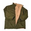Bunda britská oboustranná THERMAL ZELENÁ/PÍSKOVÁ použitá (velikost L)