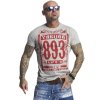Pánské triko Yakuza TSB-11040 grey melange (Velikost S)