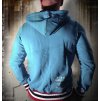 Pánská mikina Yakuza HZB-431 lake blue (Velikost XXL)