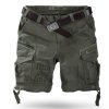 Thor Steinar Kraťasy Harald olive (Velikost 3XL)