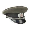 Brigadýrka NVA důstojnická original ŠEDÁ / bílý lem (velikost 56)