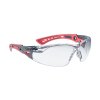 Brýle ochranné RUSH+ SMALL ČERVENÉ ČIRÉ