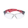 Brýle ochranné RUSH+ SMALL ČERVENÉ ČIRÉ