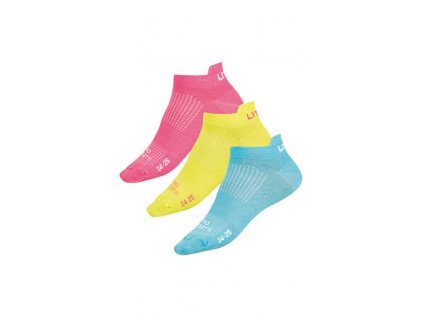 Ponožky nízké - Reflexní růžová