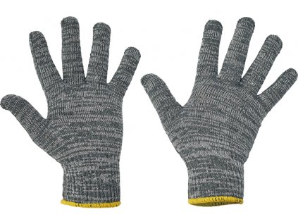 FF BULBUL LIGHT HS-04-013 rukavice textilní bezešvé - Šedá